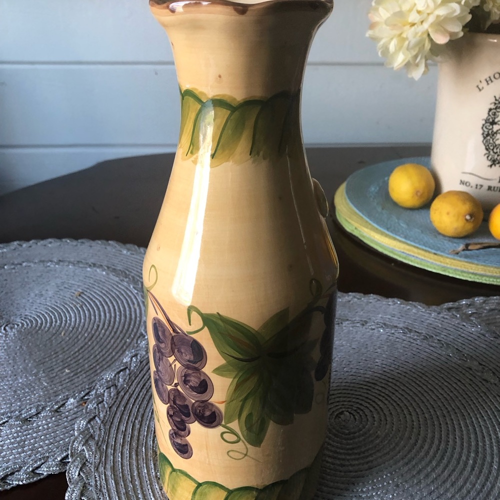Vase/Carafe gains painted by Savio - Picture 1 of 9